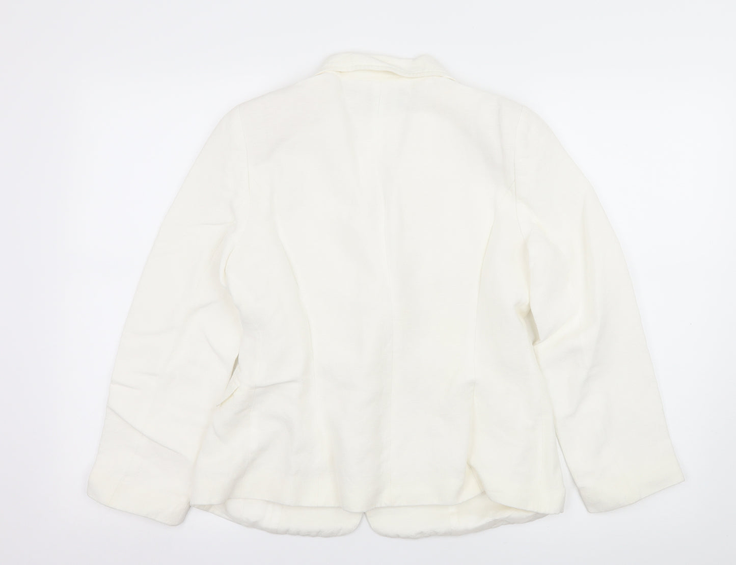 Wallis Womens White   Jacket Blazer Size 10