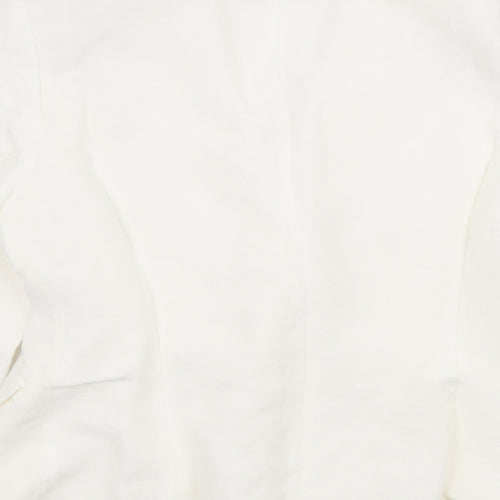 Wallis Womens White   Jacket Blazer Size 10