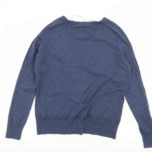 MANTARAY Womens Blue  Knit Cardigan Jumper Size 16