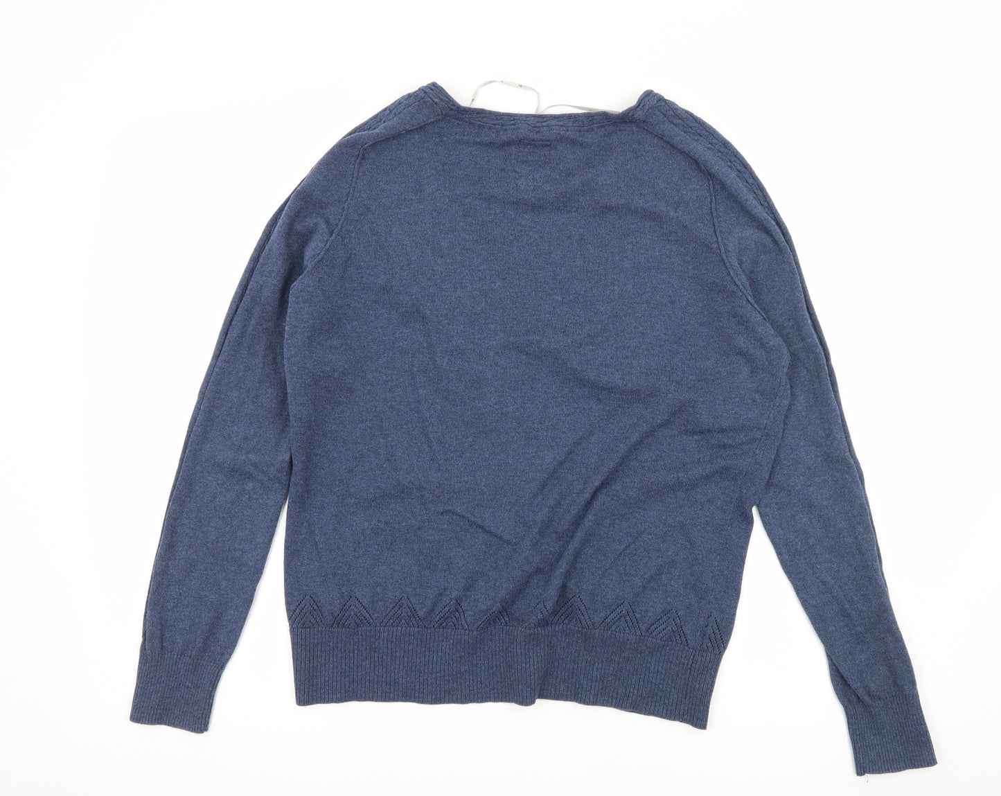 MANTARAY Womens Blue  Knit Cardigan Jumper Size 16