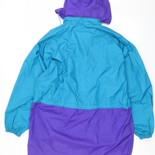 Sporting Life Mens Blue Geometric  Rain Coat Coat Size S