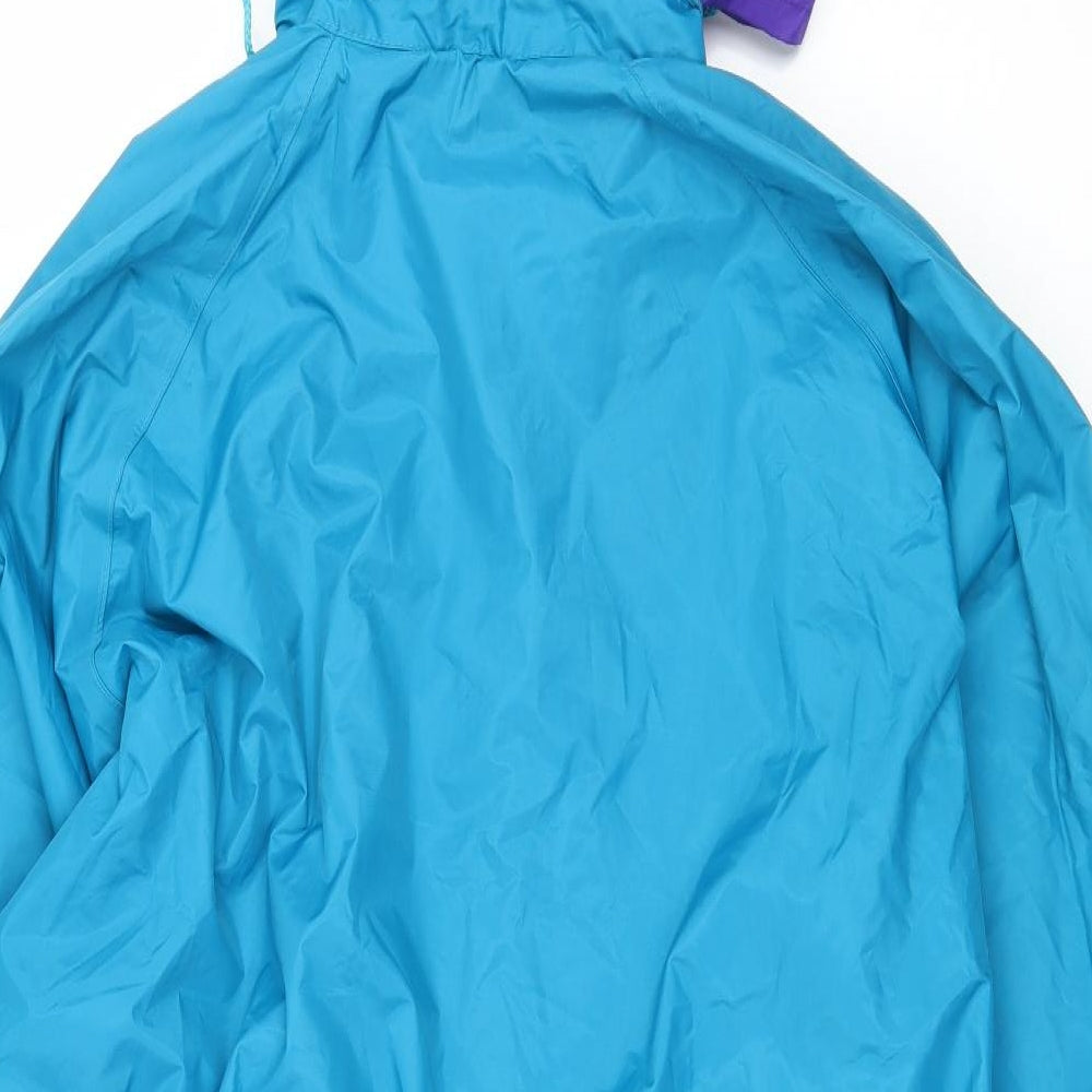 Sporting Life Mens Blue Geometric  Rain Coat Coat Size S