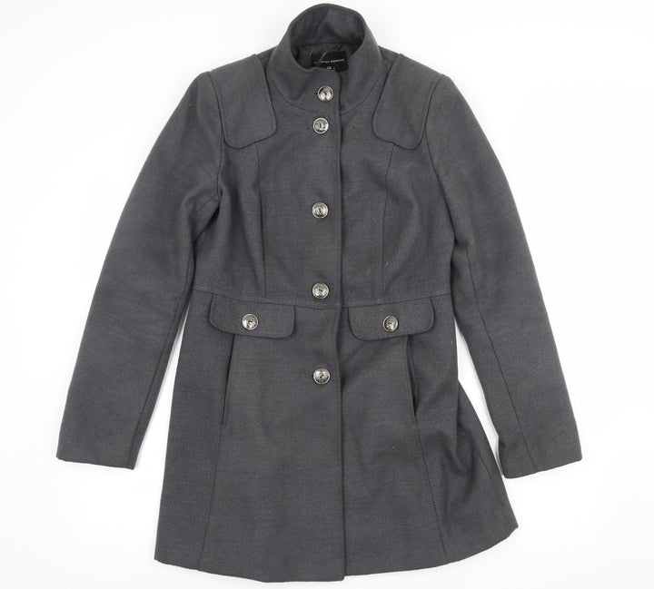 Dorothy Perkins Womens Grey   Pea Coat Jacket Size 12