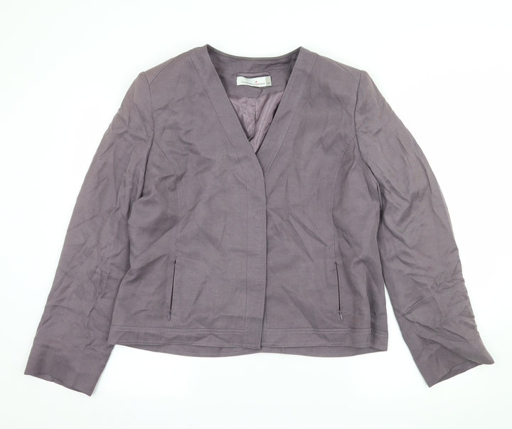 Country Casuals Womens Purple Jacket Size 16