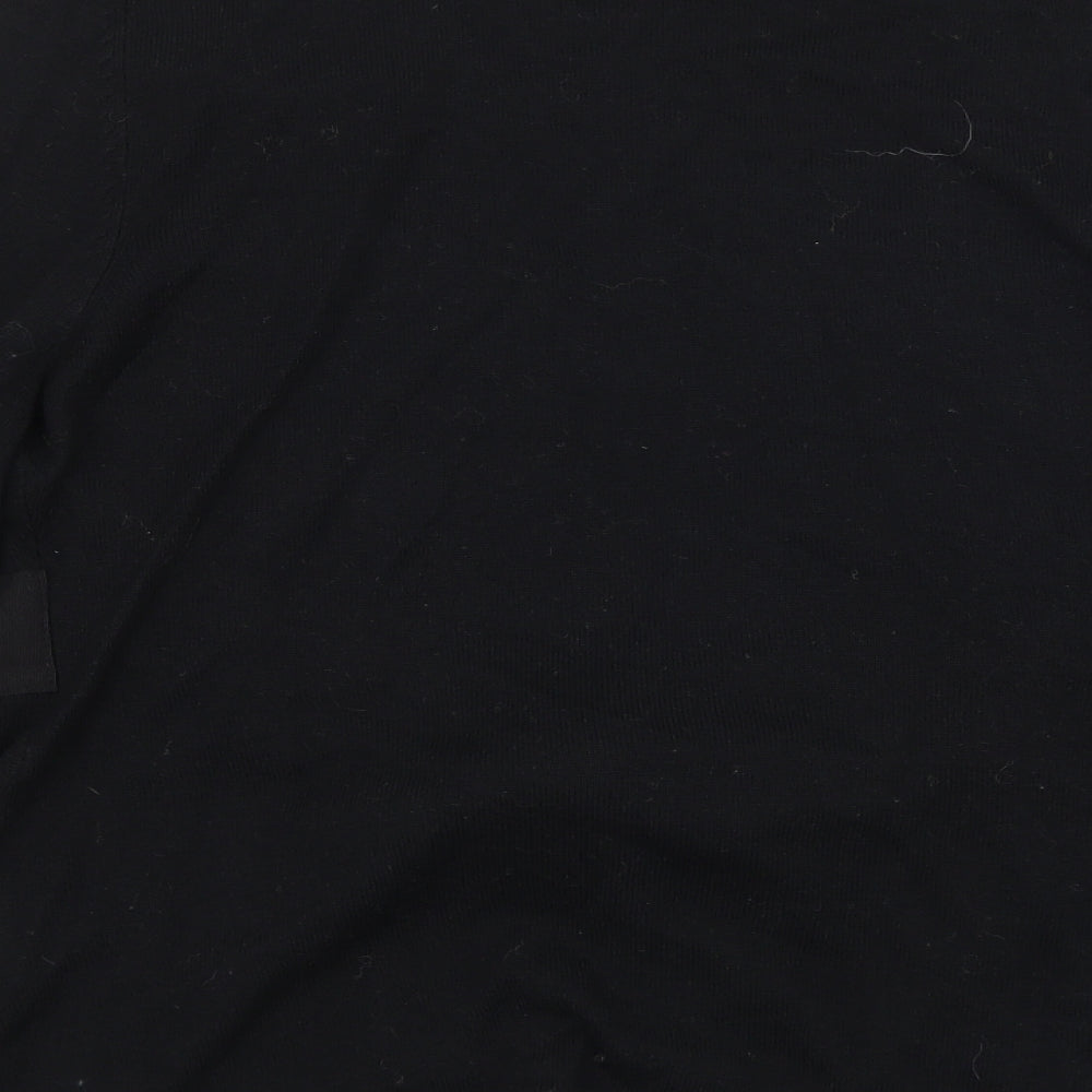 Per Una Womens Black  Knit Cardigan Jumper Size 16