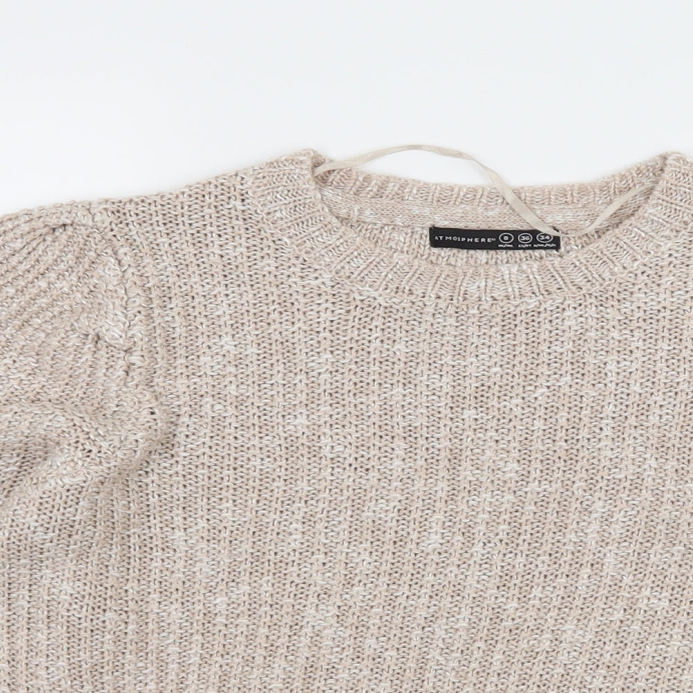 Atmosphere Womens Brown  Knit Pullover Jumper Size 8