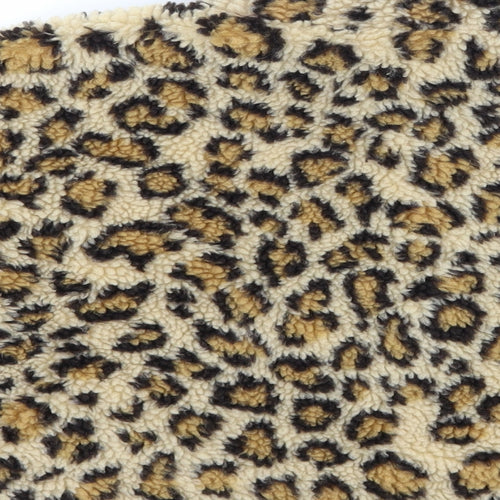 NEXT Girls Brown Animal Print  Basic Coat Coat Size 3-4 Years