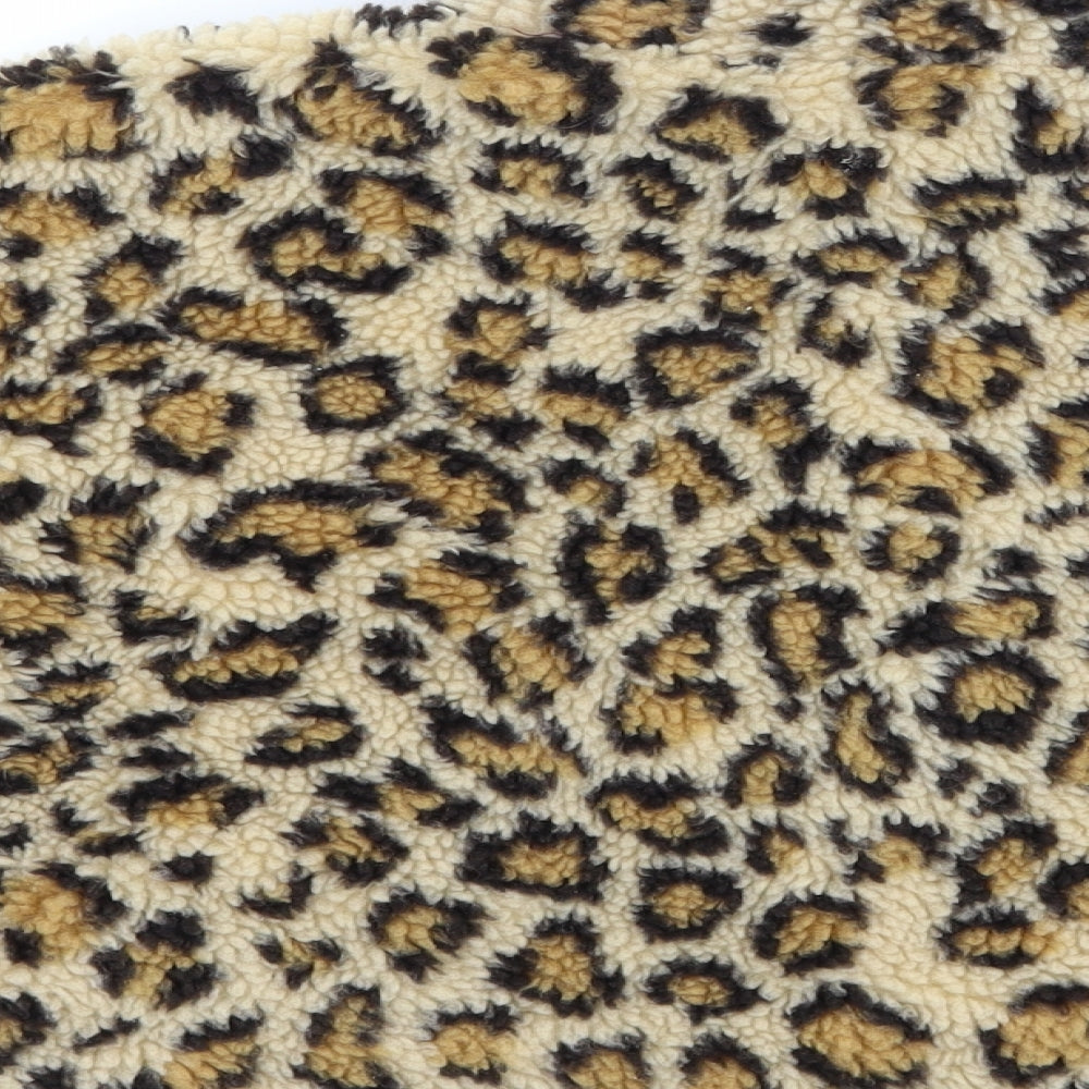 NEXT Girls Brown Animal Print  Basic Coat Coat Size 3-4 Years