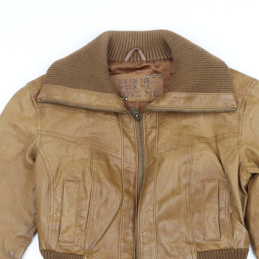 New Look Womens Brown   Jacket  Size 12