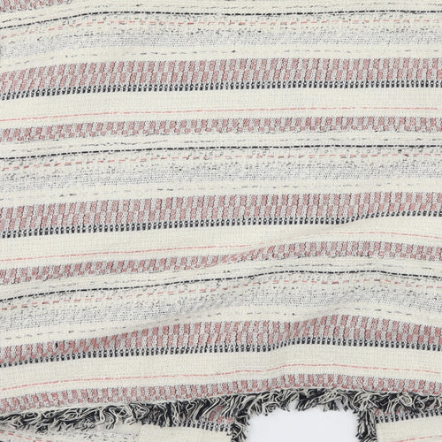 Atmosphere Womens Ivory Striped  Jacket  Size 12