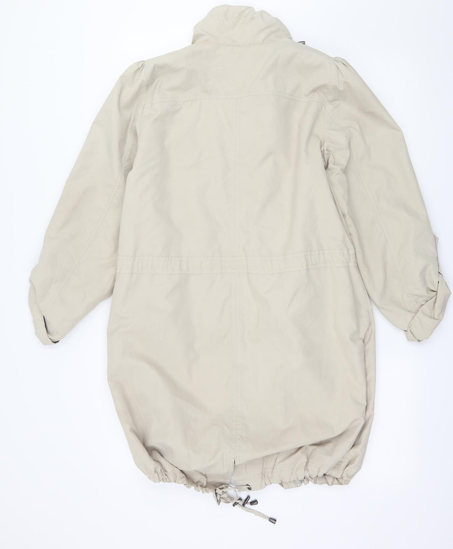 Marks and Spencer Womens Ivory   Parka Coat Size 10