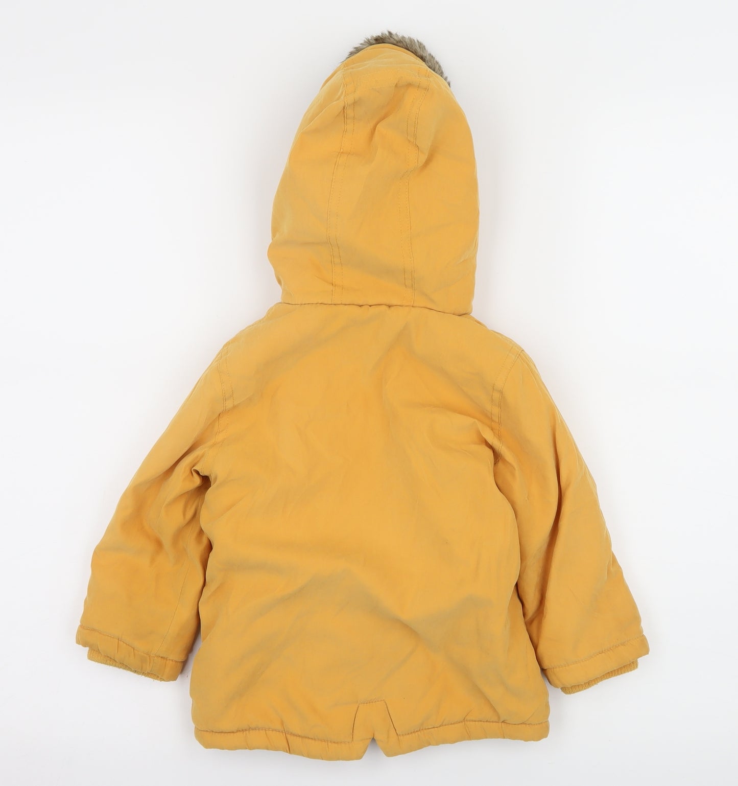 George Boys Yellow   Basic Coat Coat Size 12-18 Months