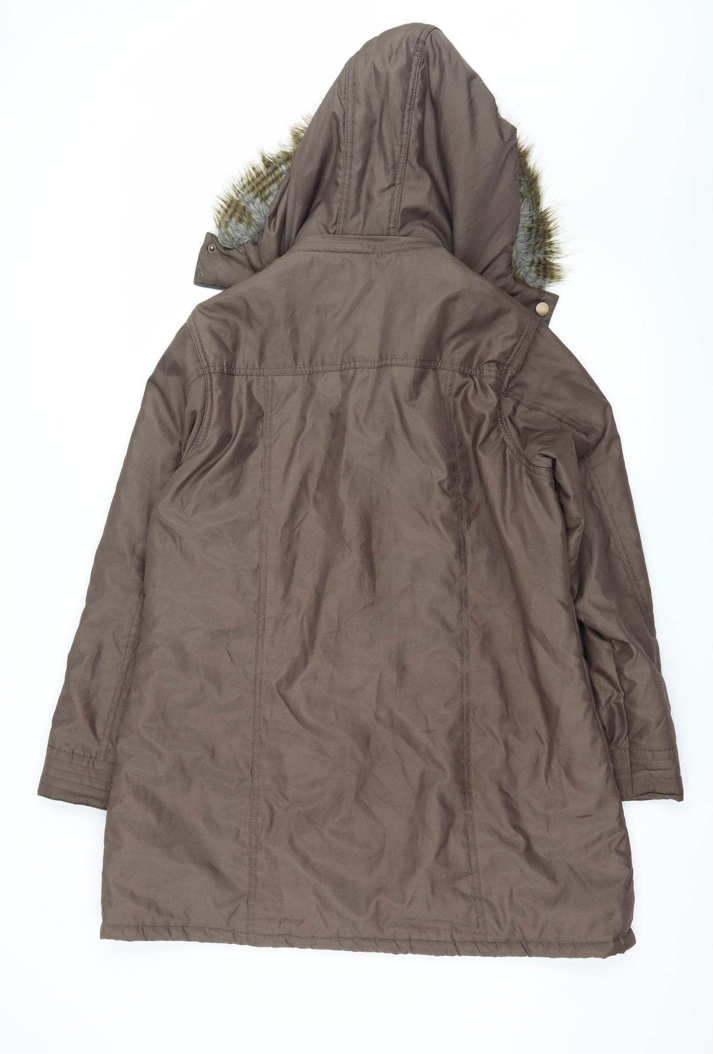 Bonmarché Womens Brown   Parka Coat Size 16