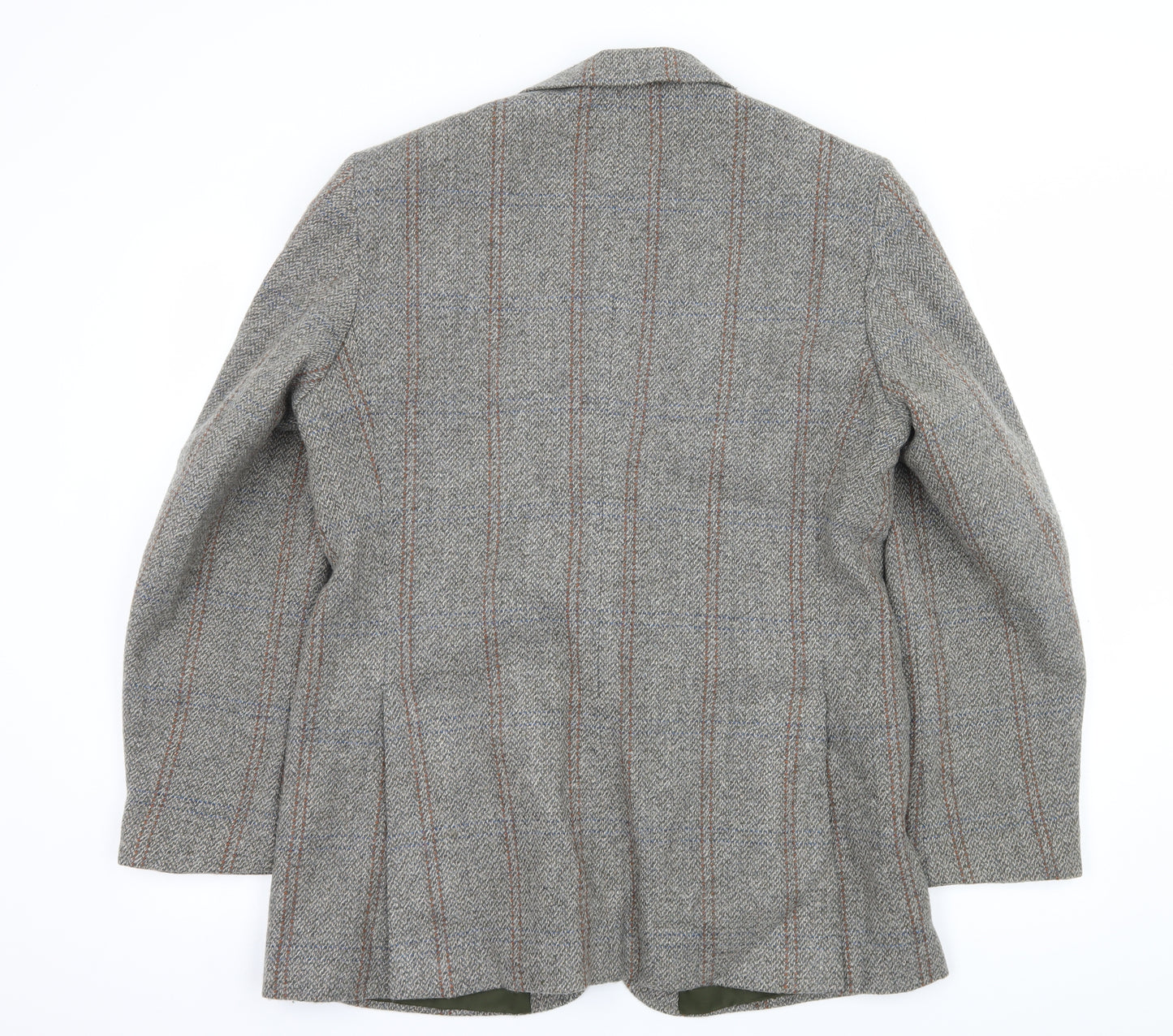 Coes Mens Grey Striped  Jacket Blazer Size L