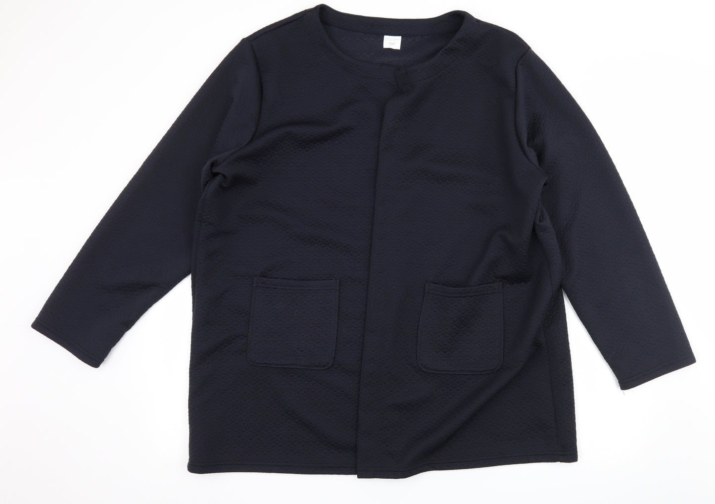 Gabrielle Vicenza Womens Blue   Jacket Coatigan Size 20