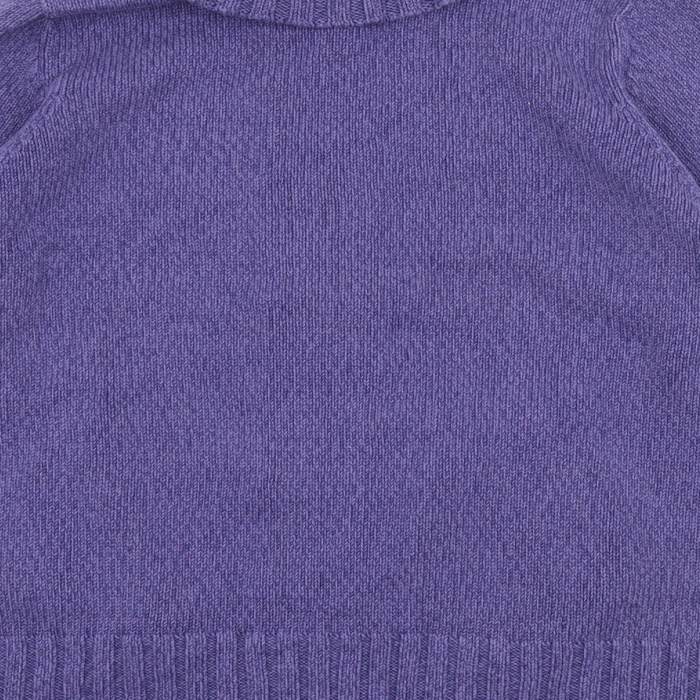 BHS Womens Purple  Knit Cardigan Jumper Size 18