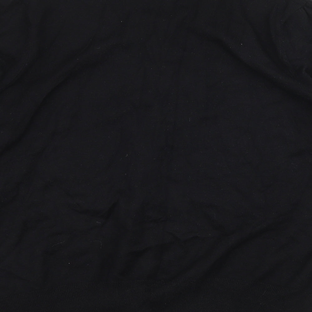 Marks and Spencer Womens Black  Knit Pullover Jumper Size 18