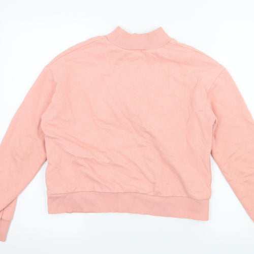 River Island Girls Pink  Jersey Pullover Sweatshirt Size 11-12 Years  - Be Unique