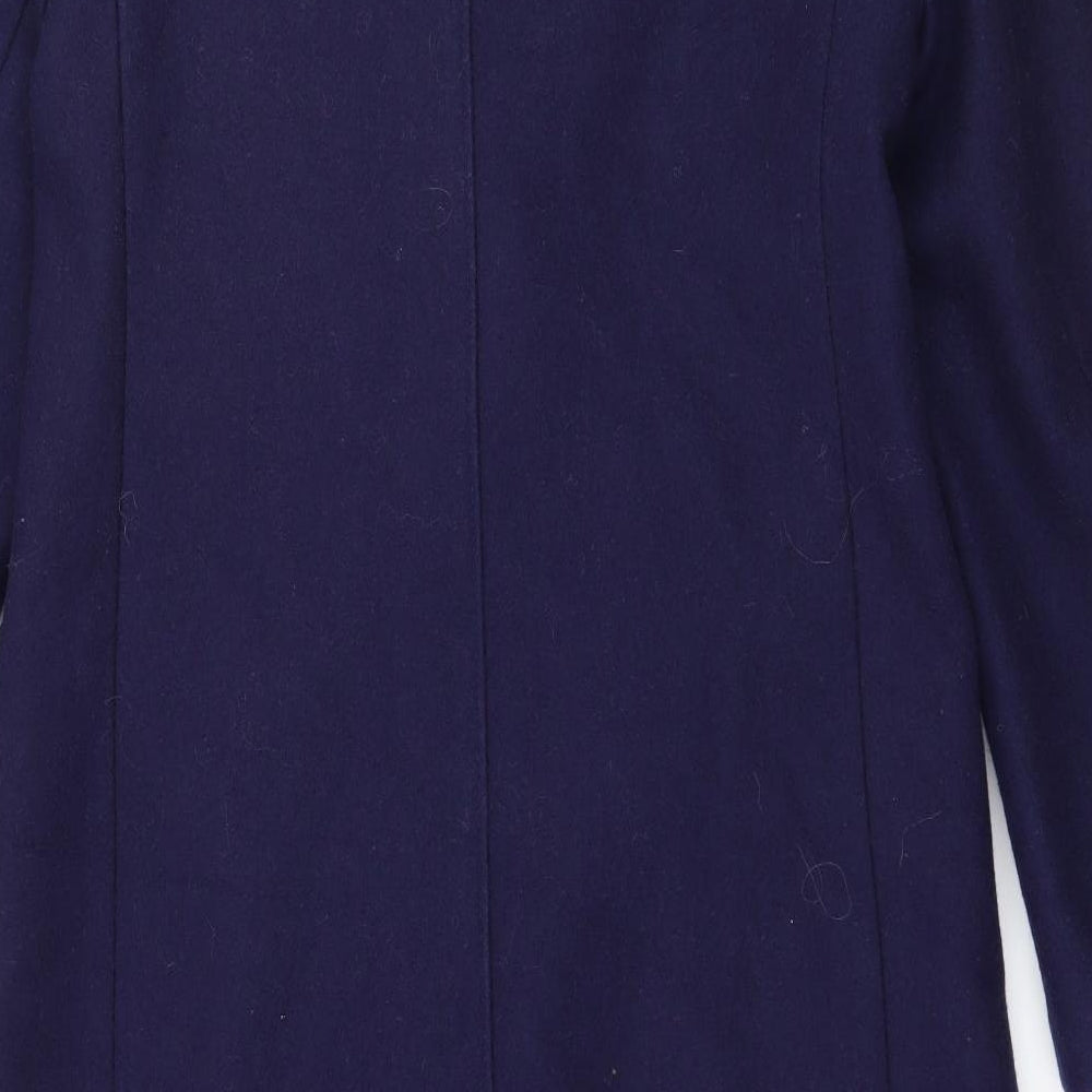 Yessica Womens Blue   Overcoat Coat Size 12