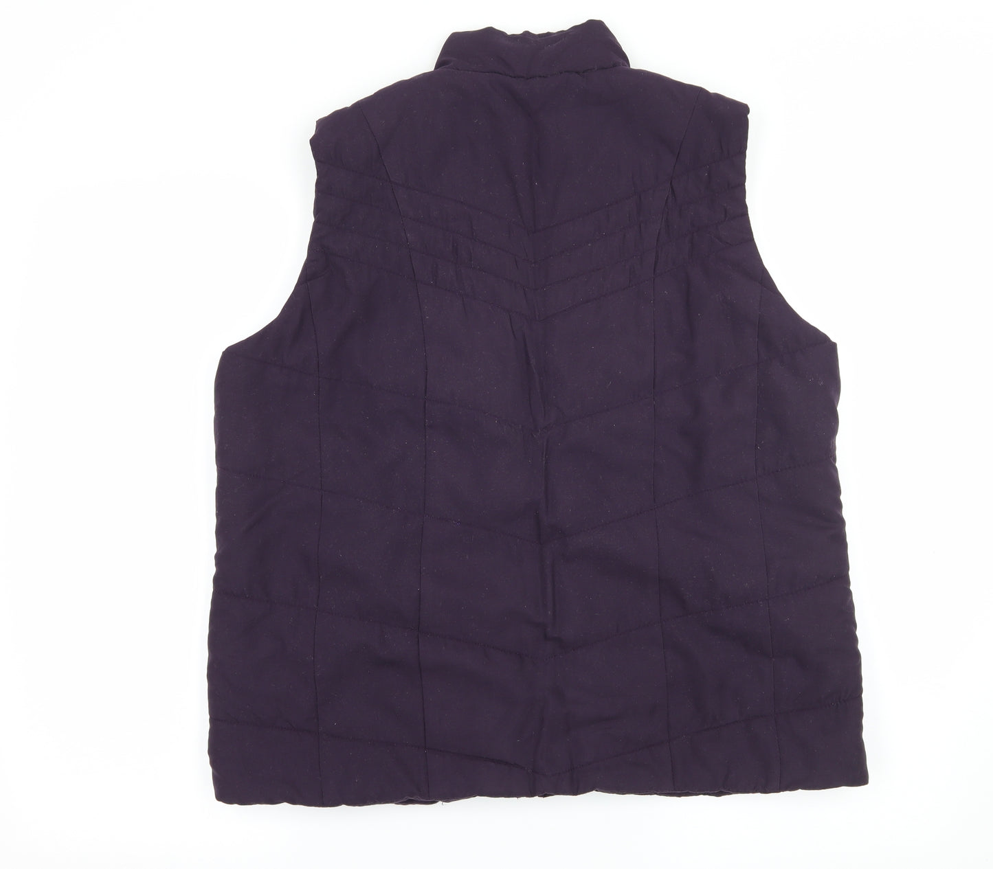 Tigi Womens Purple   Gilet Jacket Size 14