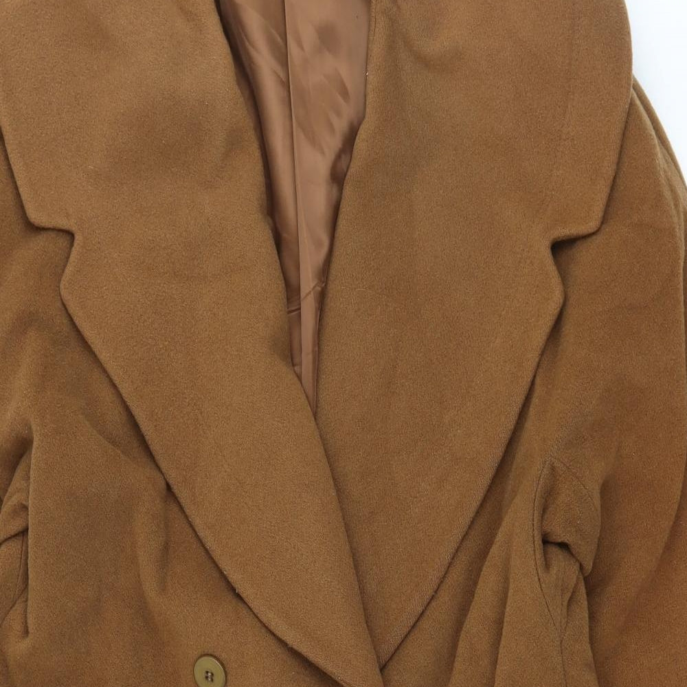 St Michael  Womens Brown   Pea Coat Coat Size 12