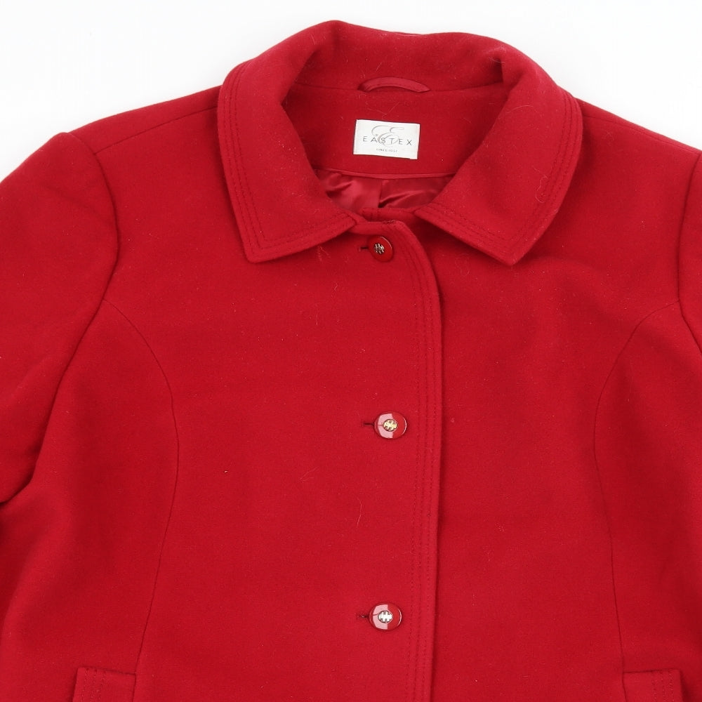 Eastex Womens Red   Pea Coat Coat Size 20