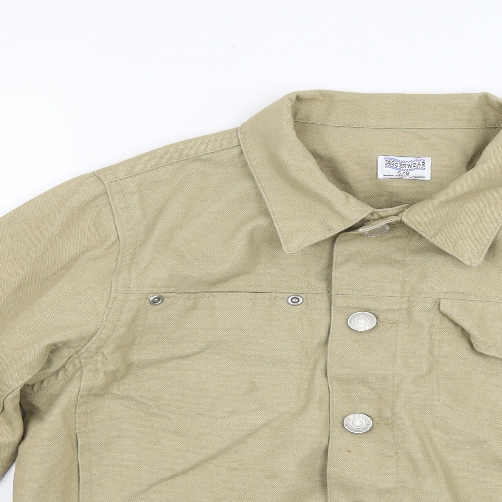 Diggerwear Boys Brown  Denim Jacket  Size 5-6 Years