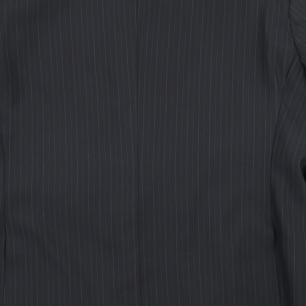 Charlton Gray  Mens Blue Striped  Jacket Suit Size XL