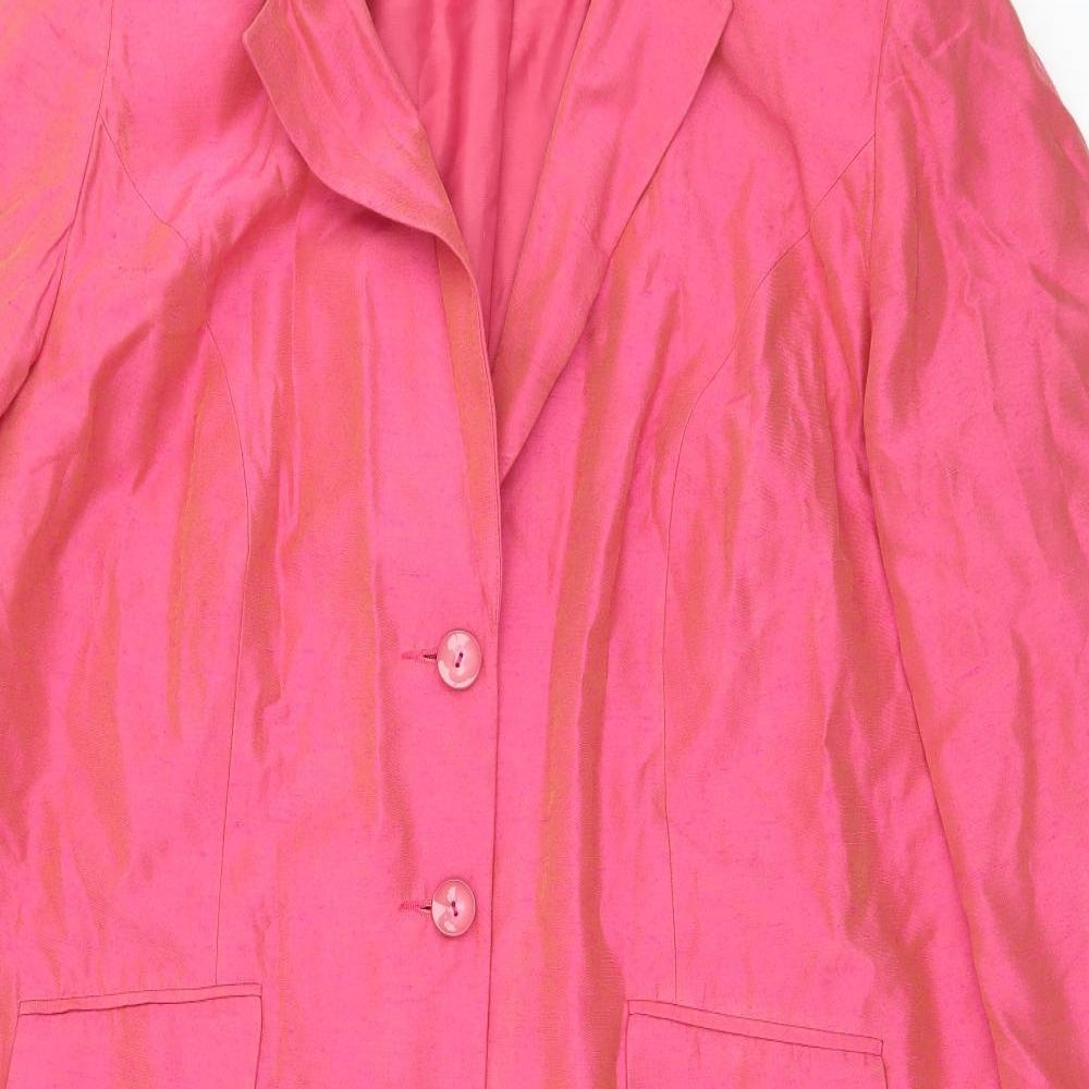 essence Womens Pink   Jacket Blazer Size 18