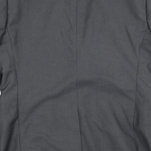 Topman Mens Grey   Jacket Suit Jacket Size L
