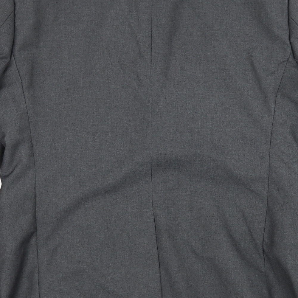 Topman Mens Grey   Jacket Suit Jacket Size L
