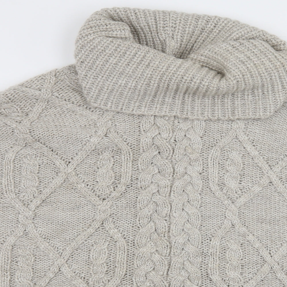 George Womens Grey  Knit Pullover Jumper Size M