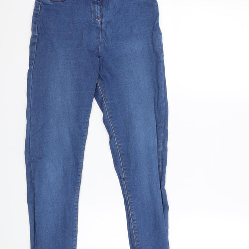 Papaya Womens Blue  Denim Skinny Jeans Size 10 L28 in