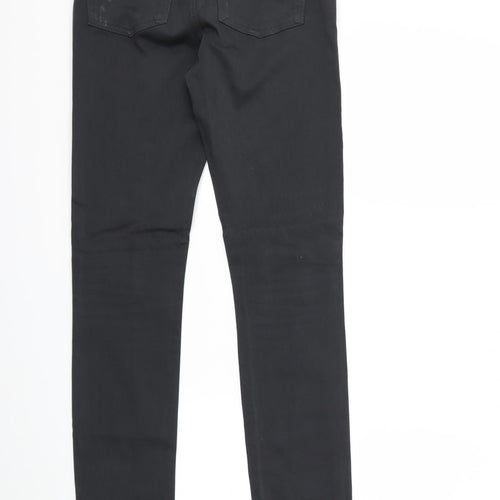 Mint Velvet Womens Black  Denim Skinny Jeans Size 8 L31 in