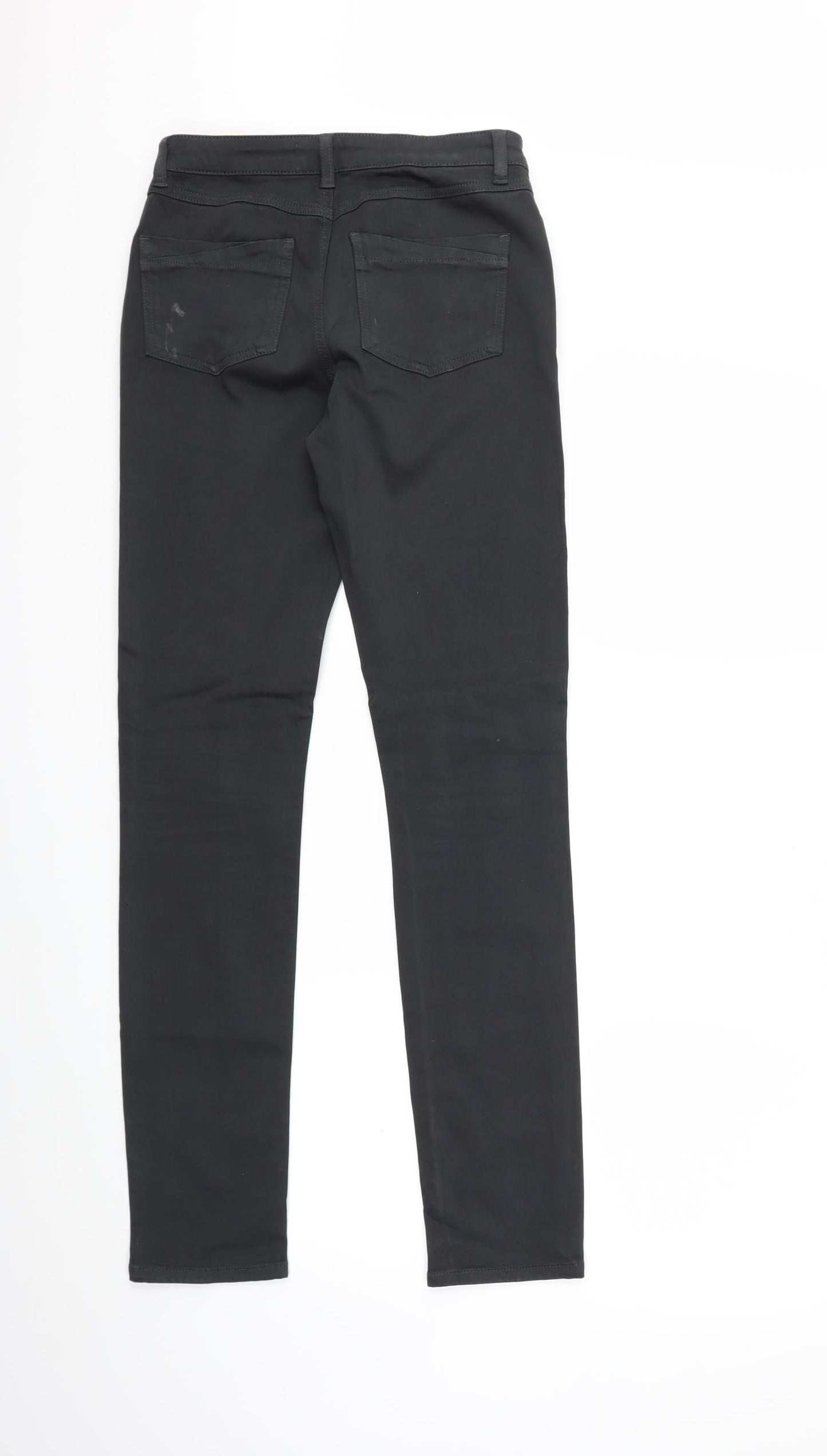 Mint Velvet Womens Black  Denim Skinny Jeans Size 8 L31 in