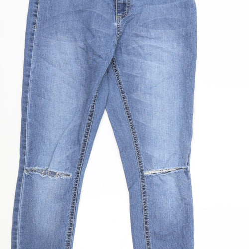 91 Cotton Girls Blue  Denim Skinny Jeans Size 12 Years
