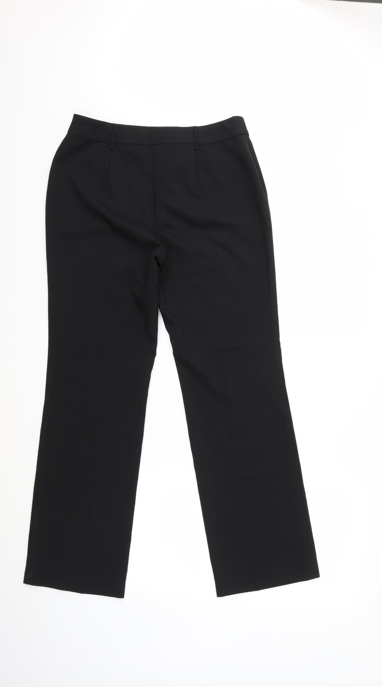Papaya Womens Black   Trousers  Size 10 L28 in