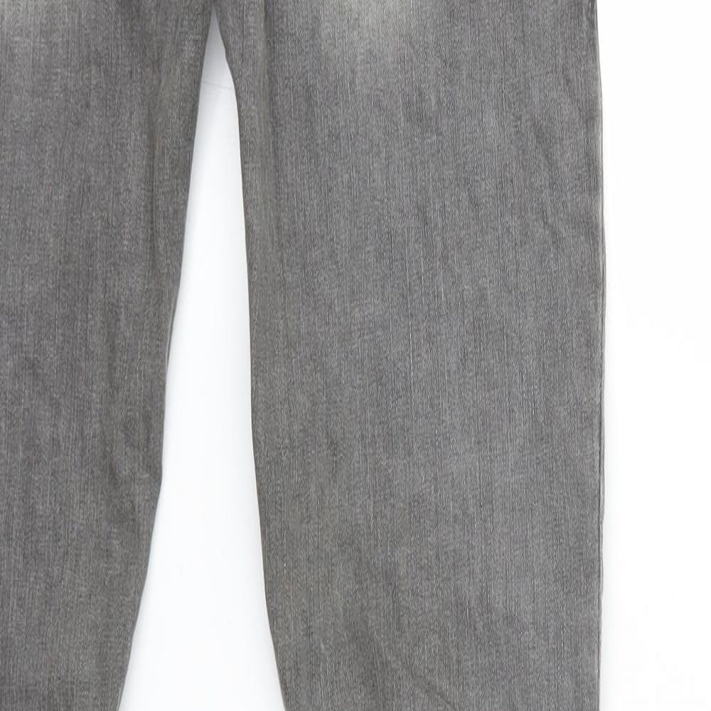 Fishbone Womens Grey  Denim Straight Jeans Size 29 in L32 in
