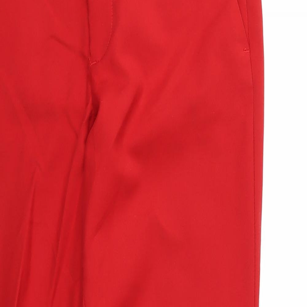 Zara Womens Red   Trousers  Size 8 L29 in