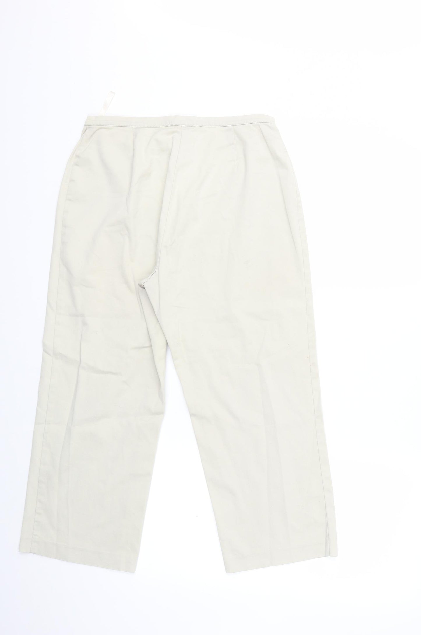 NEXT Womens Beige   Trousers  Size 12 L22 in