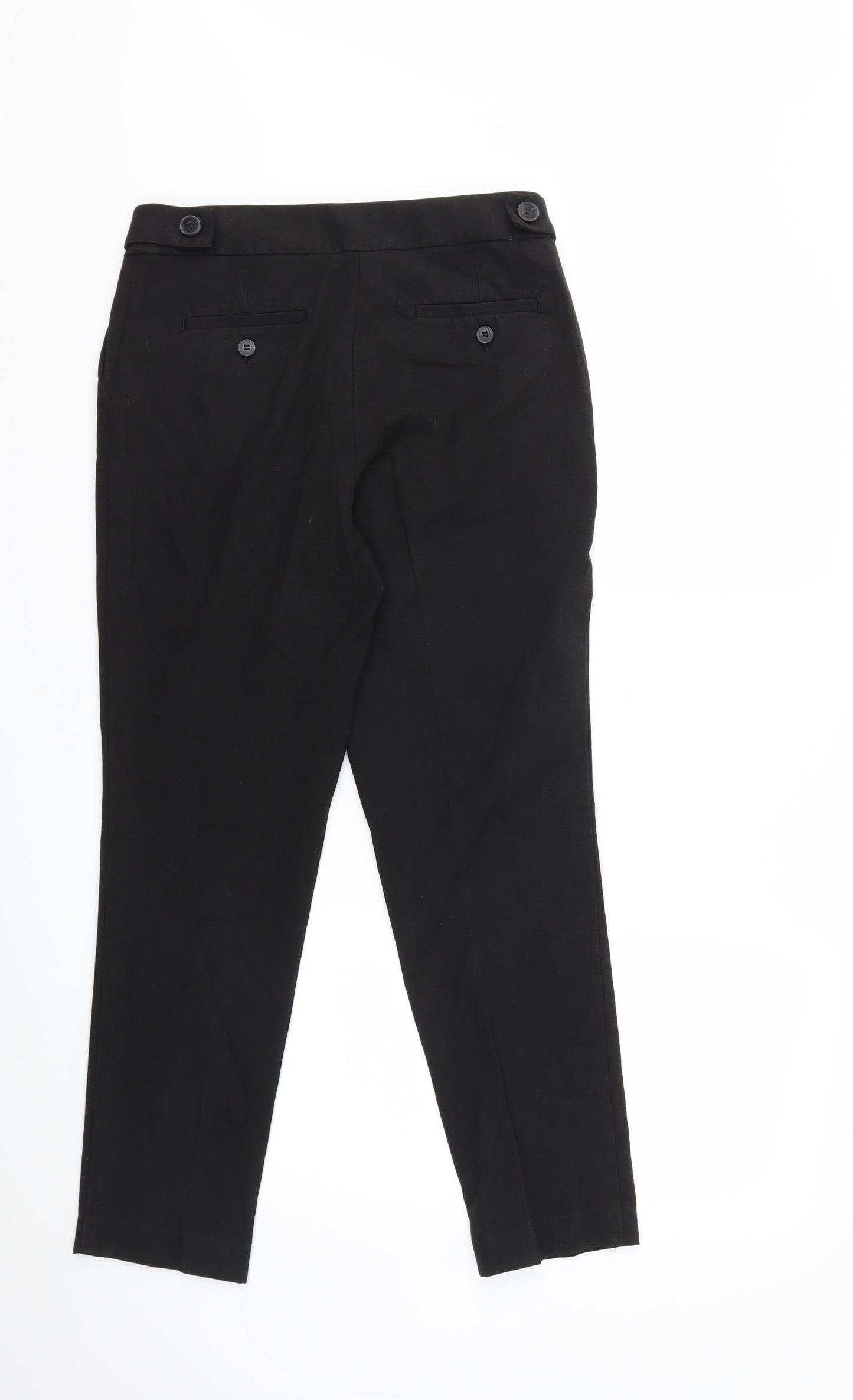 NEXT Womens Black   Trousers  Size 8 L26 in
