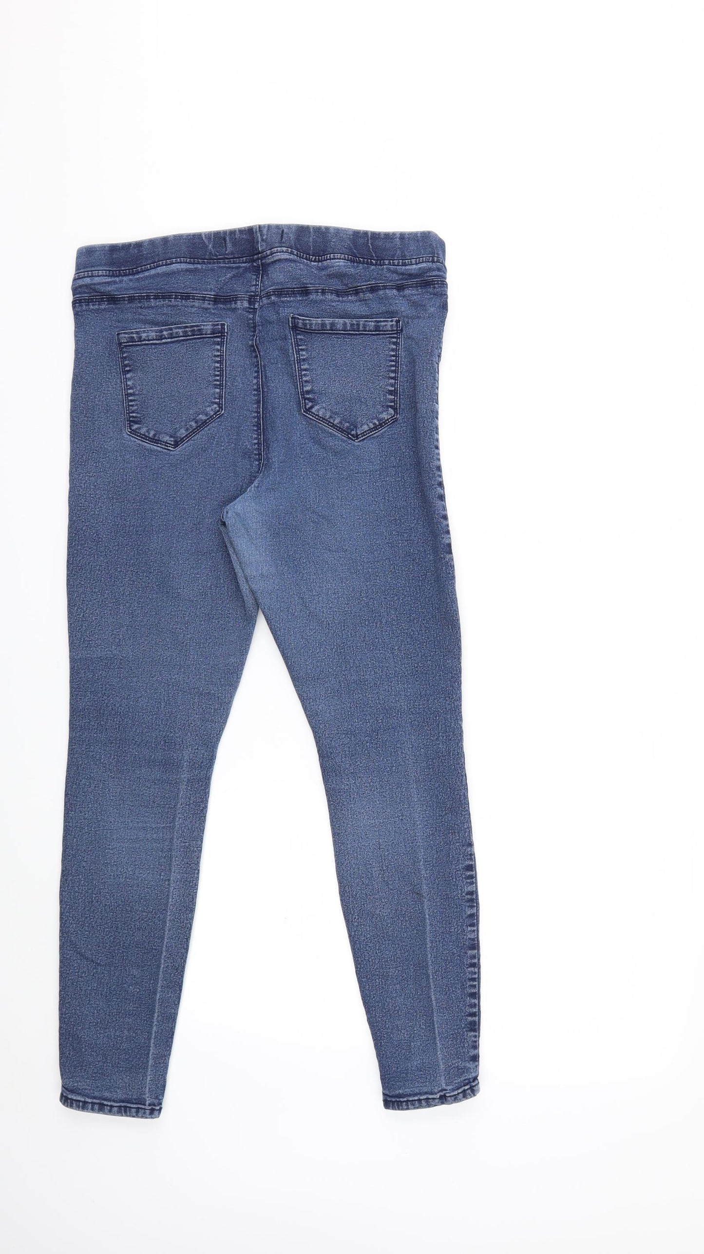PEP & CO Womens Blue  Denim Jegging Jeans Size 16 L25 in