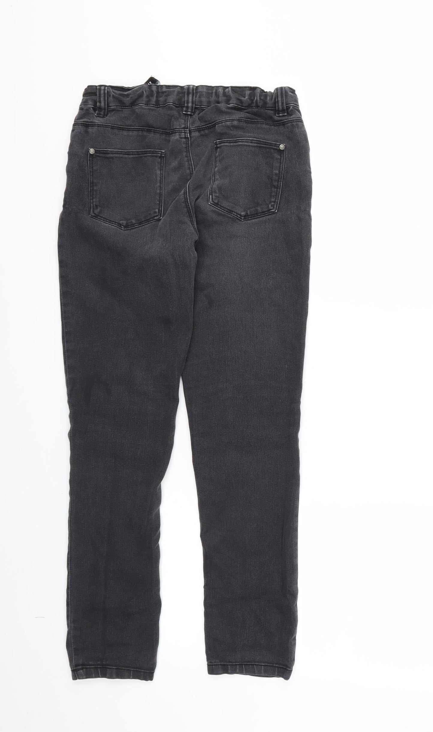 Denim & Co. Girls Grey  Denim Skinny Jeans Size 11-12 Years