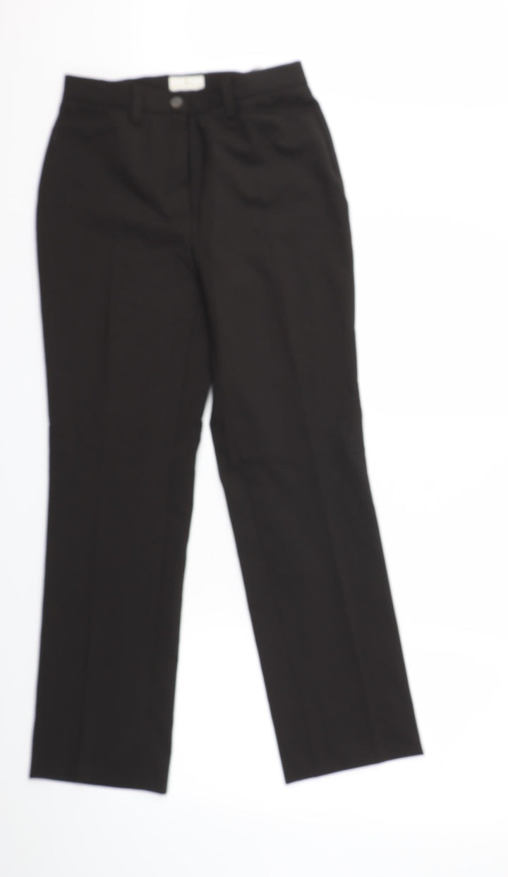 House of Fraser Womens Black   Trousers  Size 10 L28 in