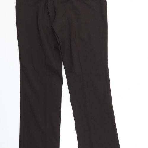 House of Fraser Womens Black   Trousers  Size 10 L28 in