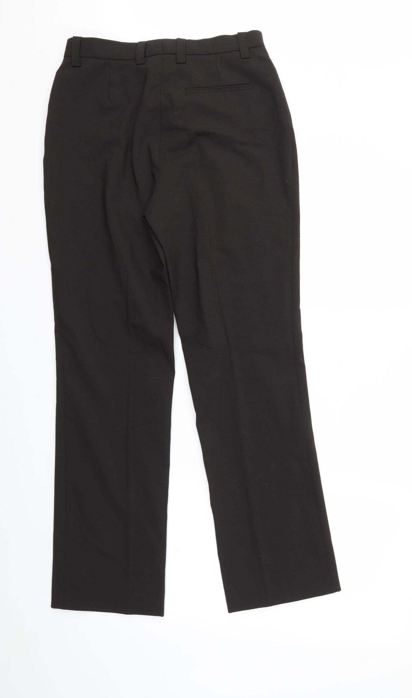 House of Fraser Womens Black   Trousers  Size 10 L28 in
