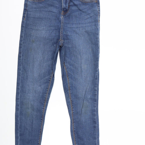 Denim & Co. Womens Blue  Denim Skinny Jeans Size 12 L25 in