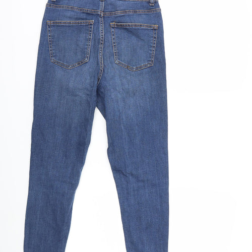 Denim & Co. Womens Blue  Denim Skinny Jeans Size 12 L25 in