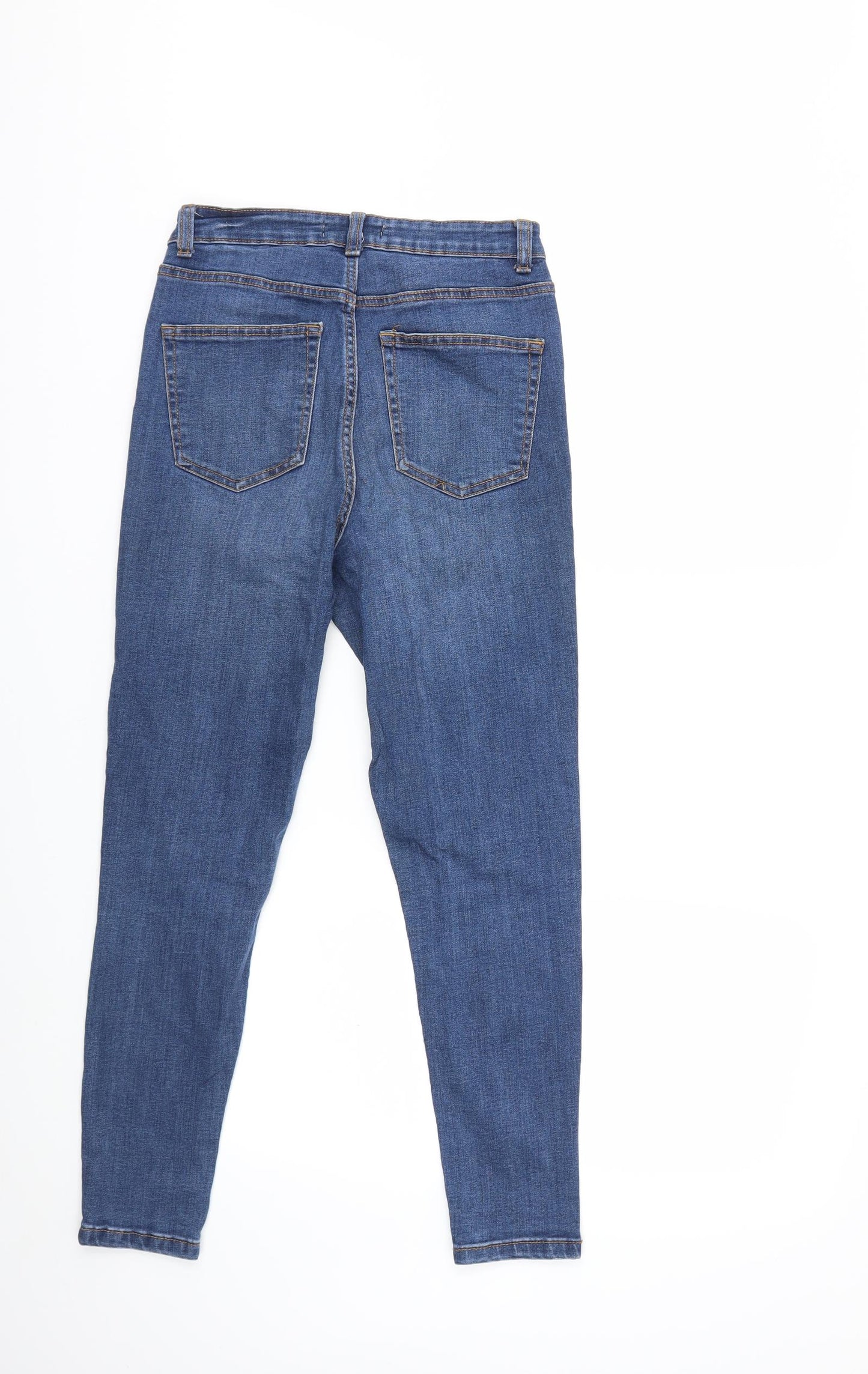 Denim & Co. Womens Blue  Denim Skinny Jeans Size 12 L25 in