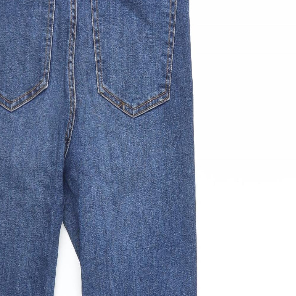 Denim & Co. Womens Blue  Denim Skinny Jeans Size 12 L25 in